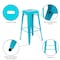 Flash Furniture 30" High Metal Indoor Stackable Bar Stool, Teal, PK4 4-ET-31320-30-TL-R-GG - alternate 8